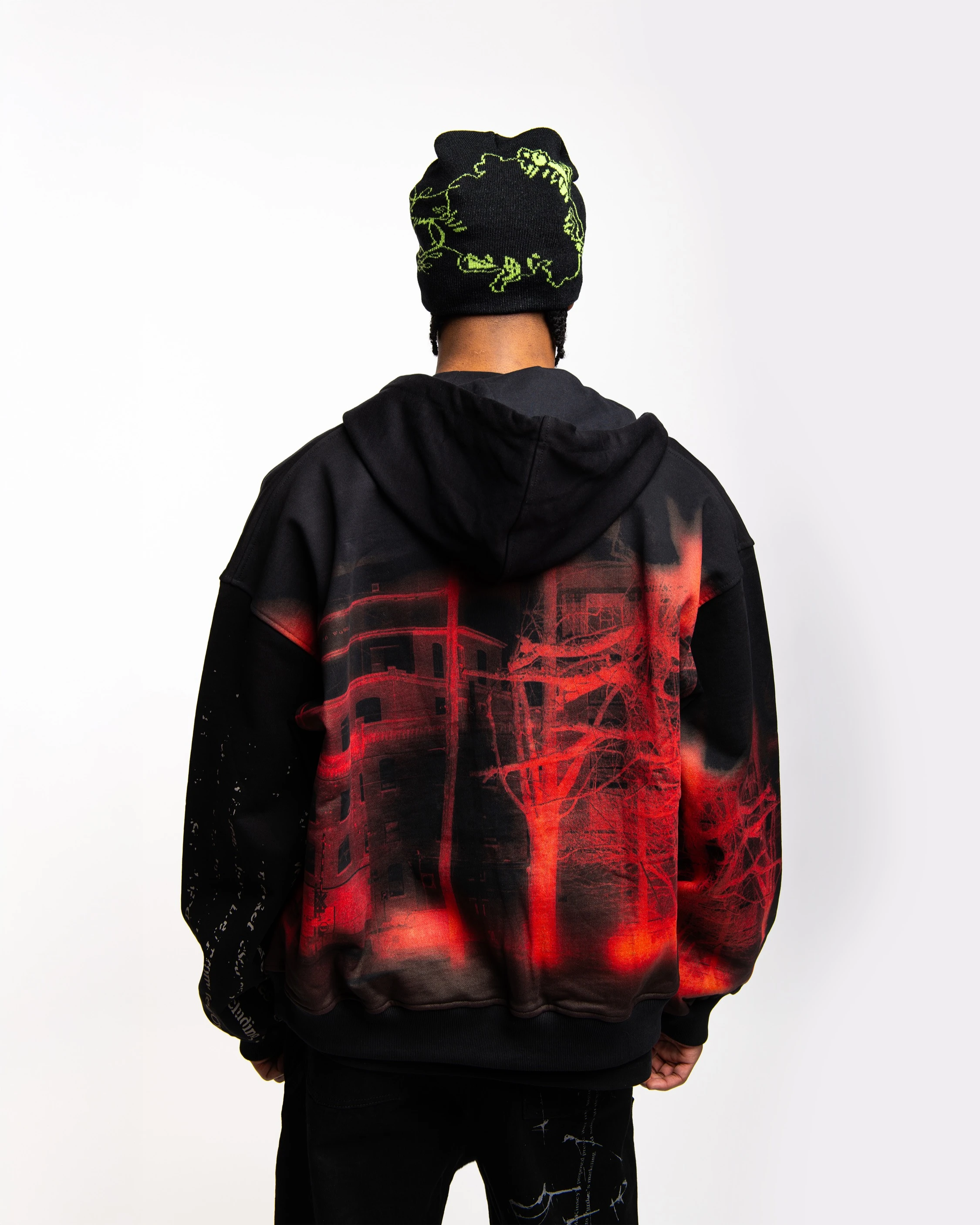 Medley of $orrow Beanie on model