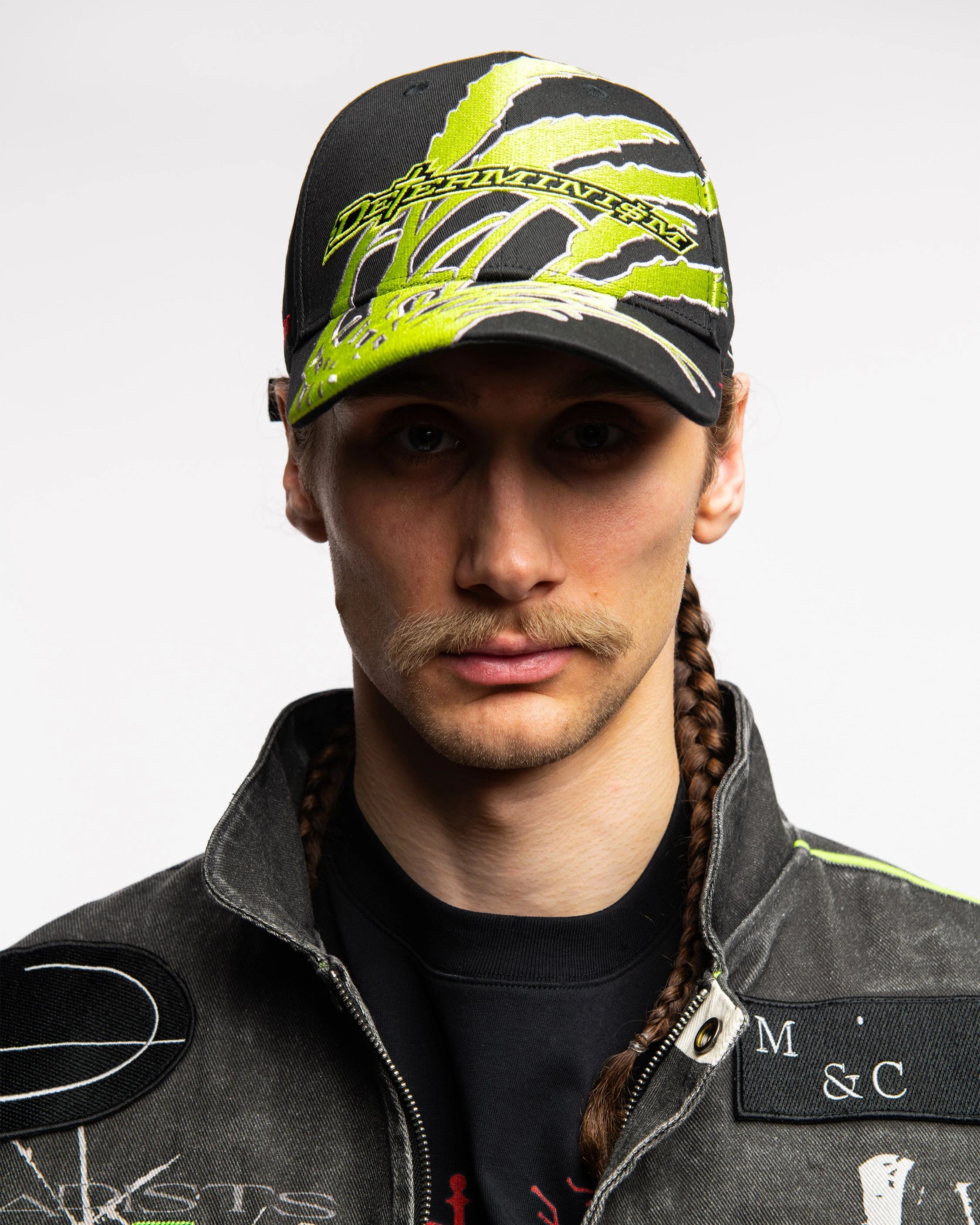 Determinism Racing Cap on model