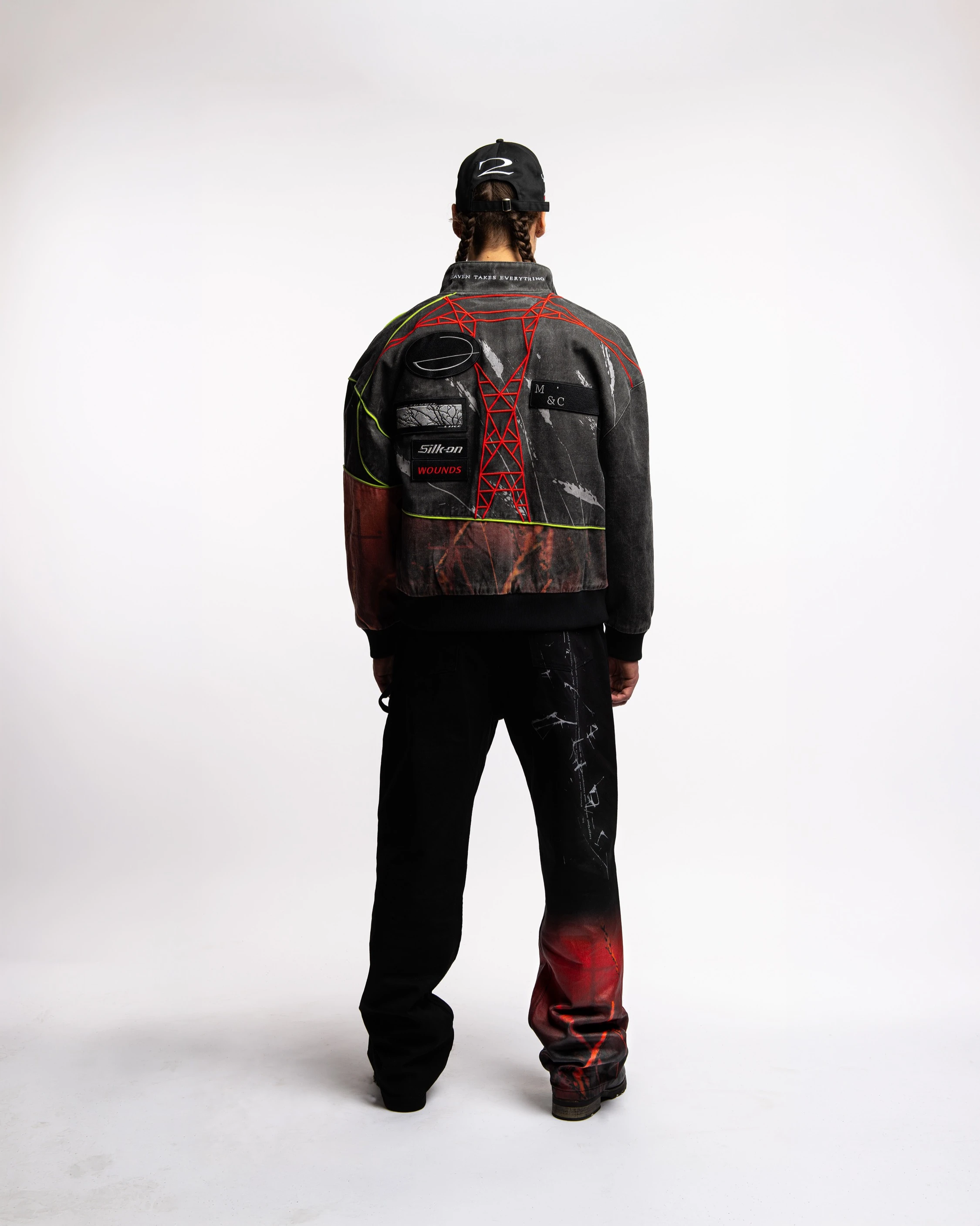 Determinism Jacket on model