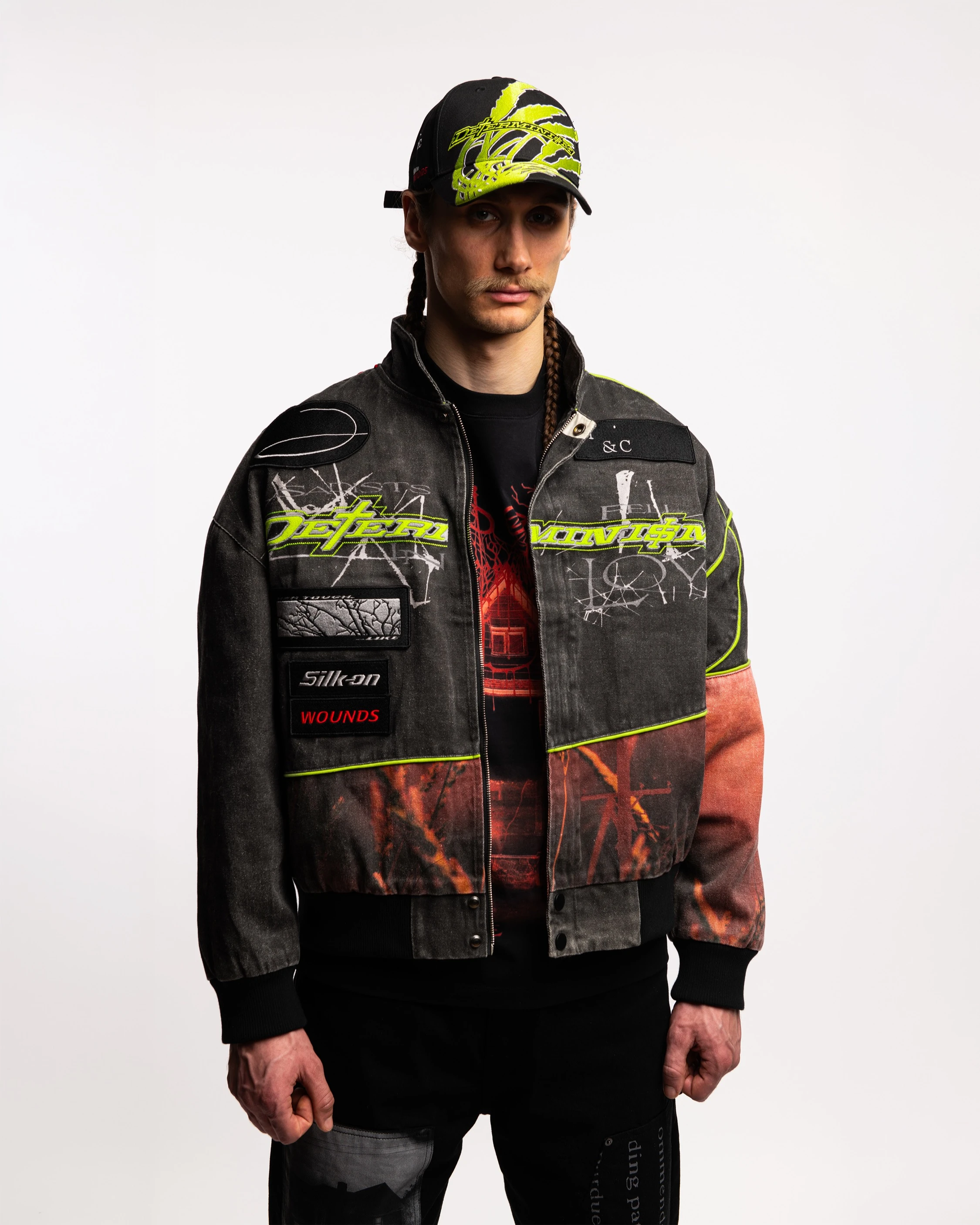 Determinism Jacket on model
