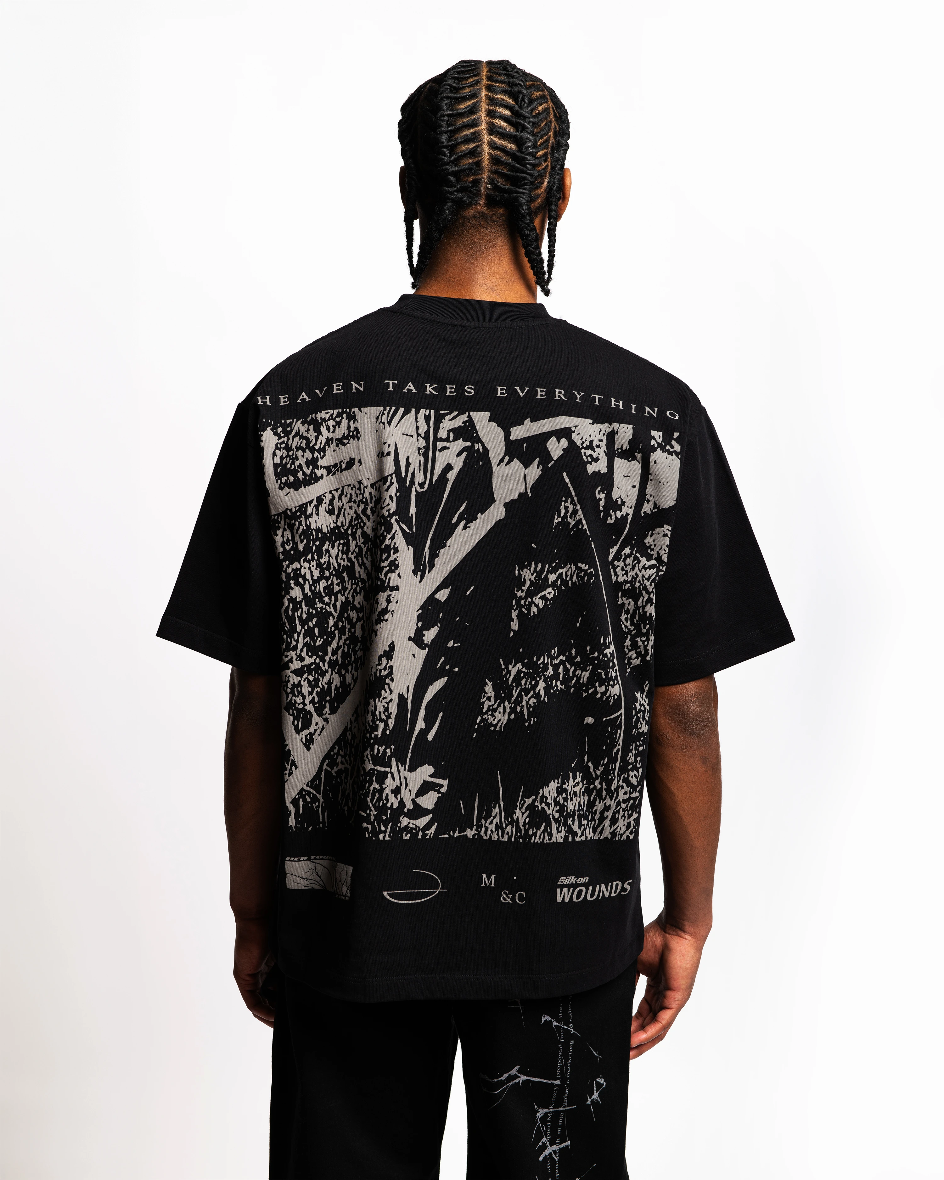 Bike Week '09 T-Shirt on model zoomed back